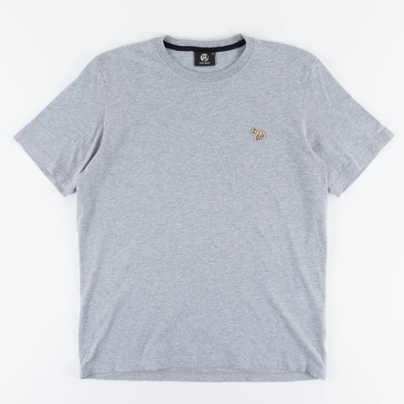 Paul Smith Organic Cotton Zebra Logo T-Shirt Men's Medium Gray - Picture 1 of 6